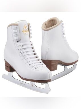 Jackson Excel White Figure Skates Size 6 1/2 Women Ice Skates Ultima Mark II